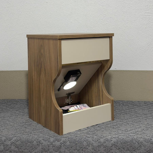 Modern Gizli Bölmeli Komidin Ceviz