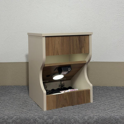 Modern Gizli Bölmeli Komidin Cappuccino